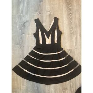 AGACI Womens Black Mini Dress Size Small